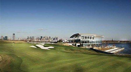 The Clubhouse at Liberty National Golf Course